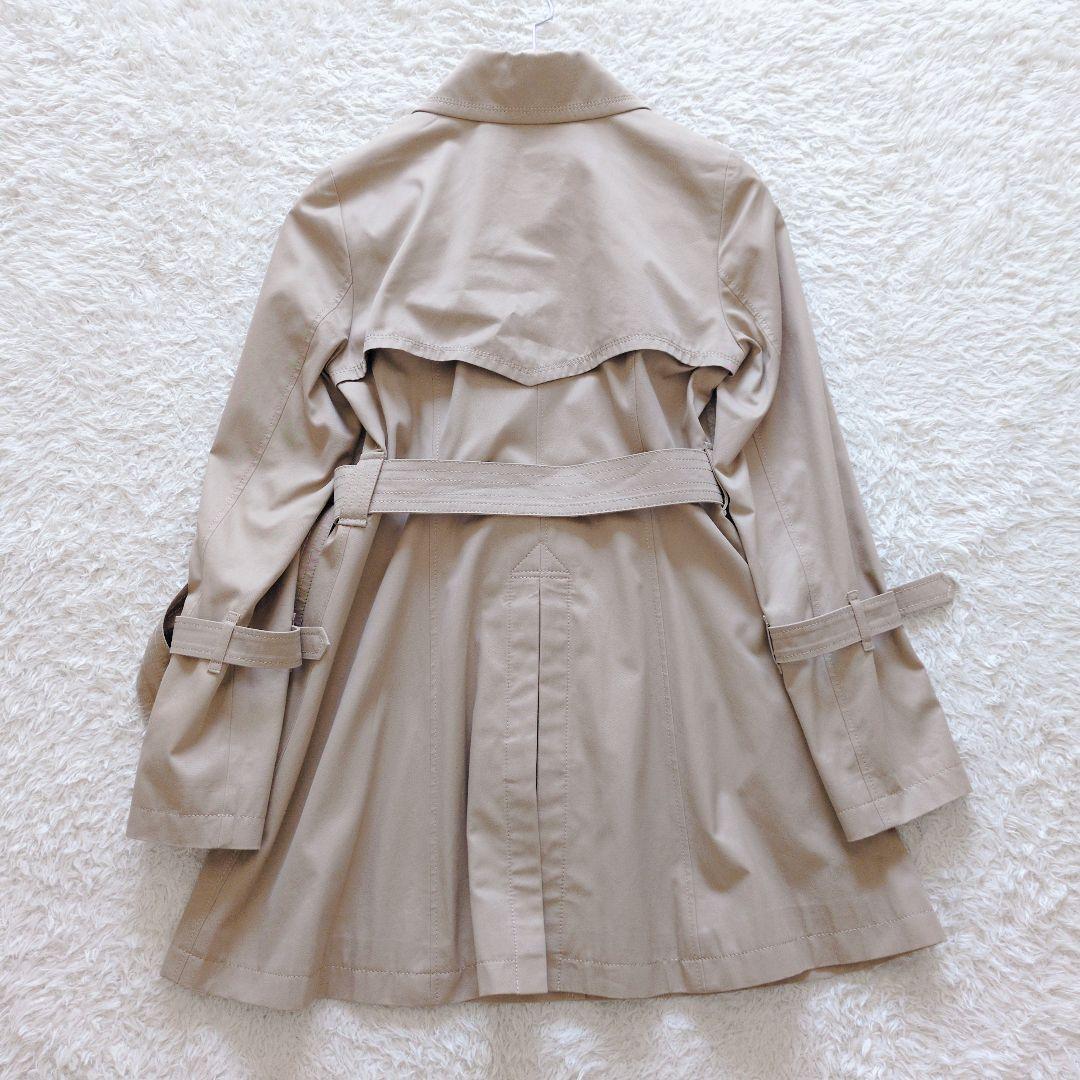 バーバリーブルーレーベル　トレンチコート　ノバチェック　シングル　ベージュ