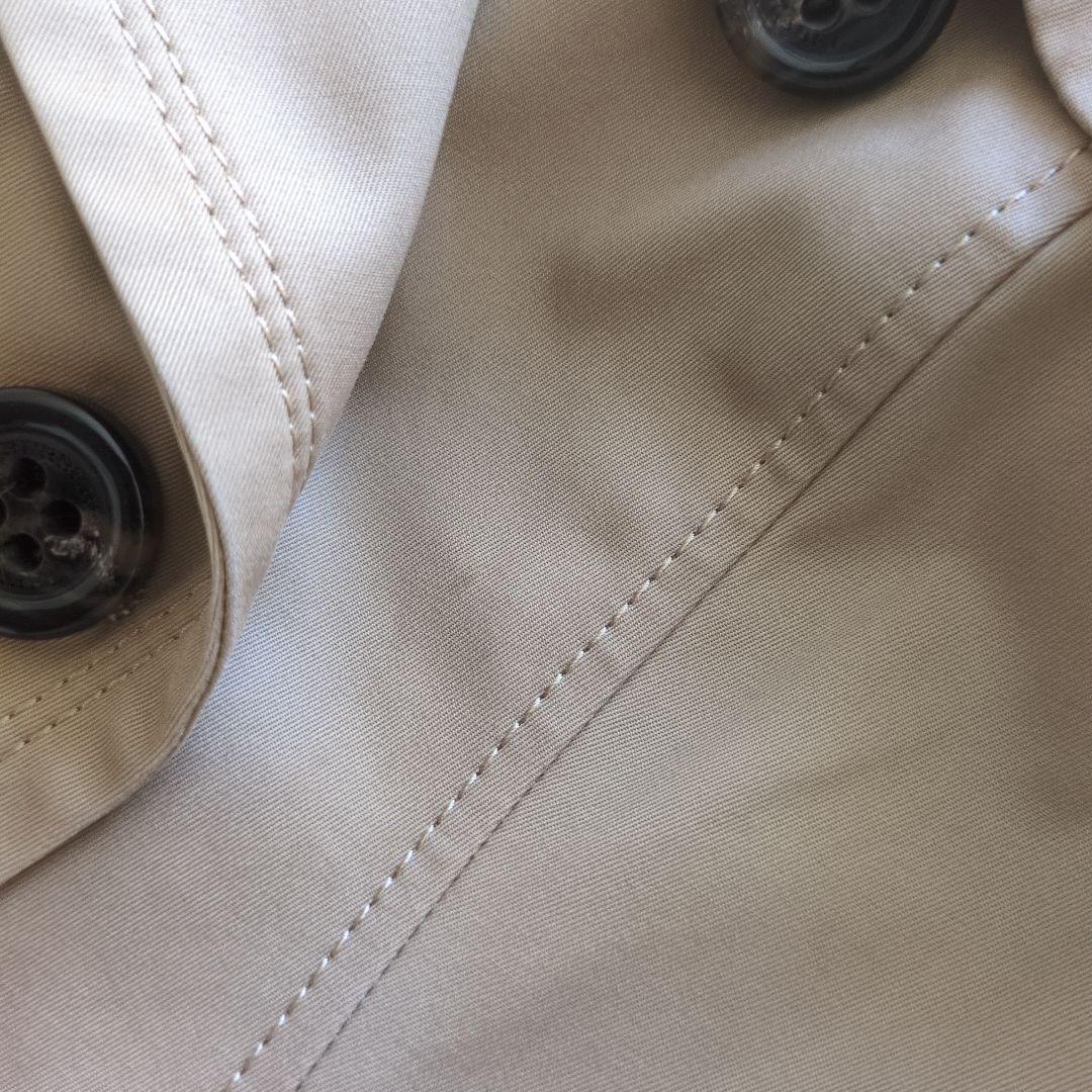 バーバリーブルーレーベル　トレンチコート　ノバチェック　シングル　ベージュ