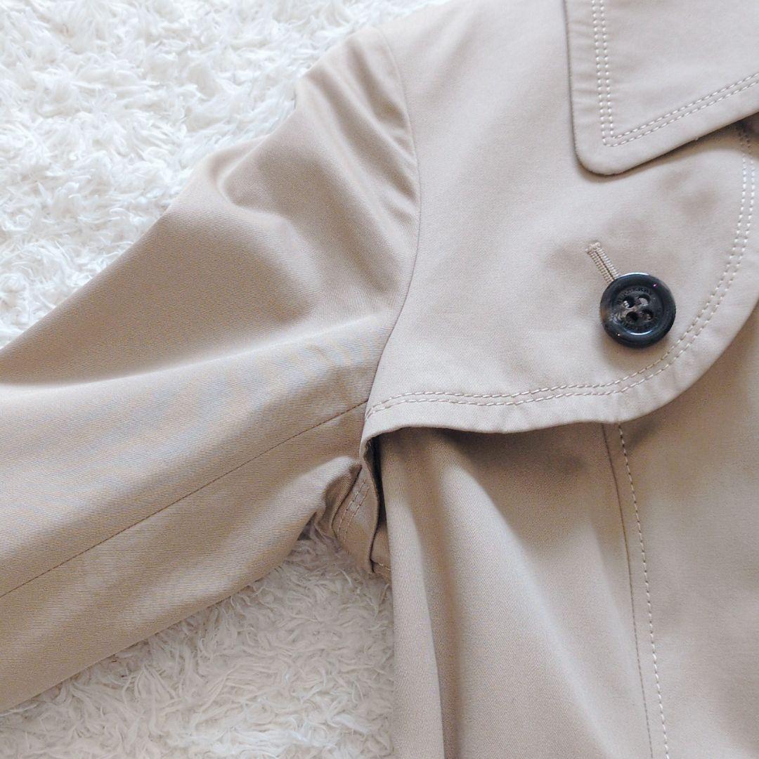 バーバリーブルーレーベル　トレンチコート　ノバチェック　シングル　ベージュ