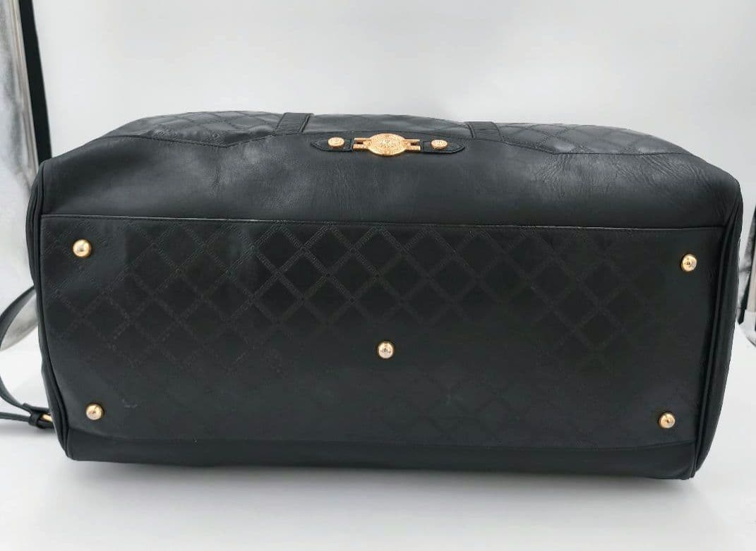 【美品 高級◎】ヴェルサーチ ボストンバッグ サンバースト 2way 大容量