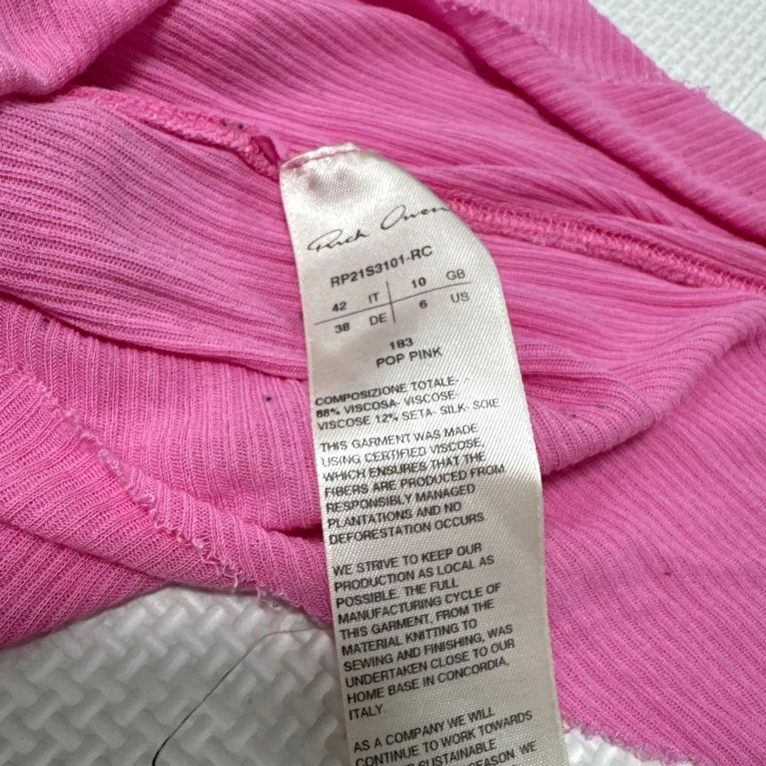 リックオウエンス　リブタンク　タンクトップ 21S