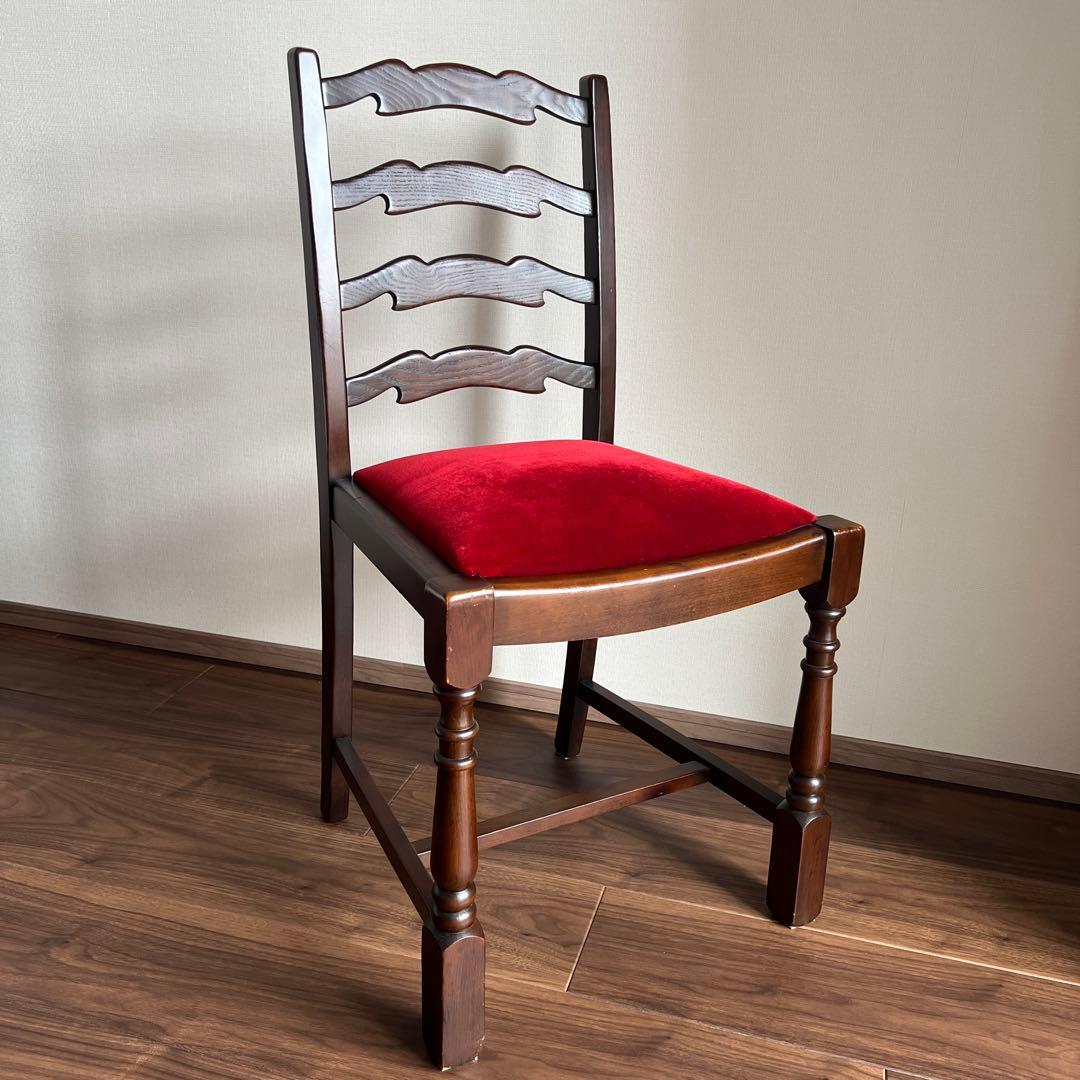 ①アンティーク　椅子　チェア　インテリア　ヴィンテージ　輸入家具　古家具　レトロ