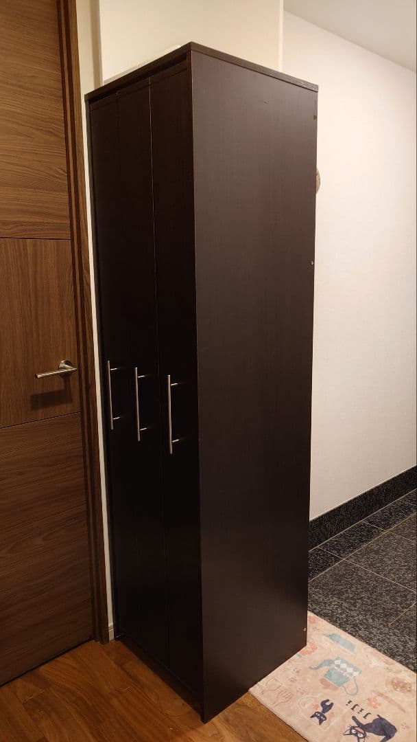 【Grandma】本棚　漫画棚　ダークブラウン　引き出し式　3列