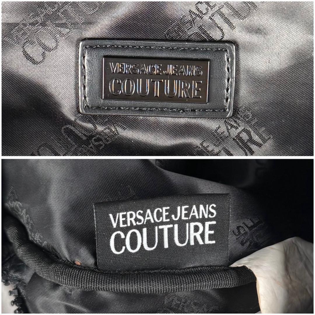 VERSACE BLACK RANGE ICONIC LOGO ベルトバック