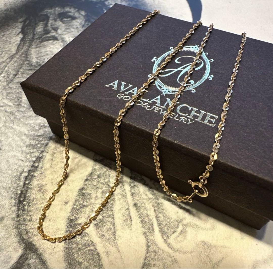 Avalanche K10 YG ネックレス　45cm チェーン　アヴァランチ