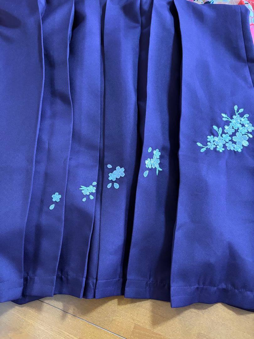 【ちー】袴セット165センチ　髪飾り付