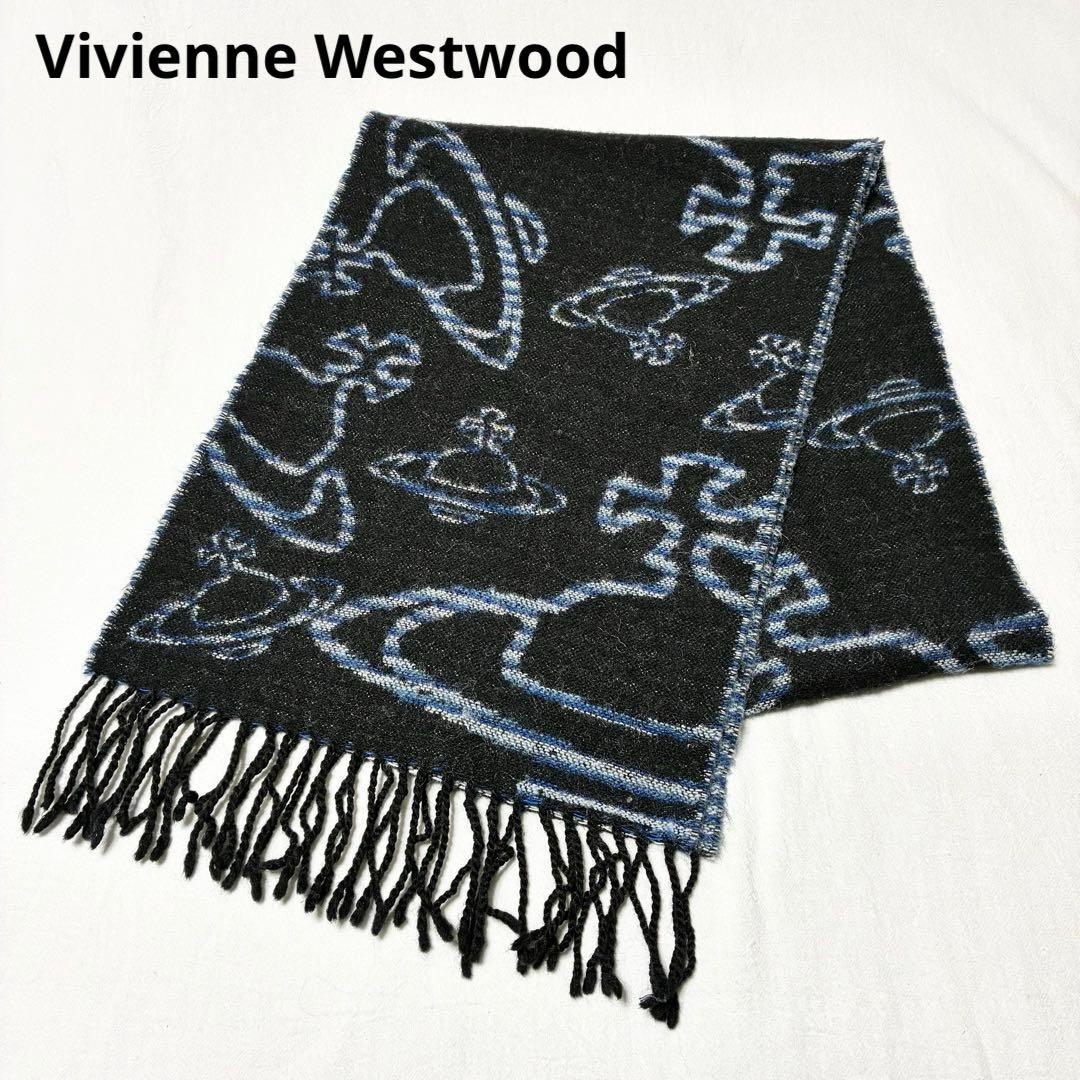 Vivienne Westwood ACCESSORIES マフラー オーブ総柄