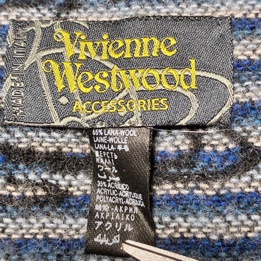 Vivienne Westwood ACCESSORIES マフラー オーブ総柄