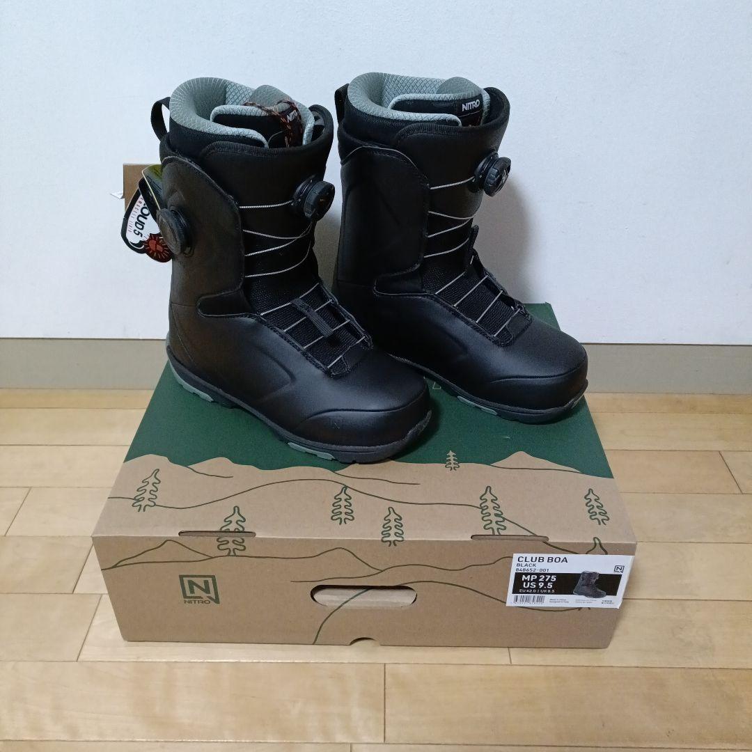 未使用品　NITRO CLUBBOA スノーボードブーツ 27.5cm　グラトリ