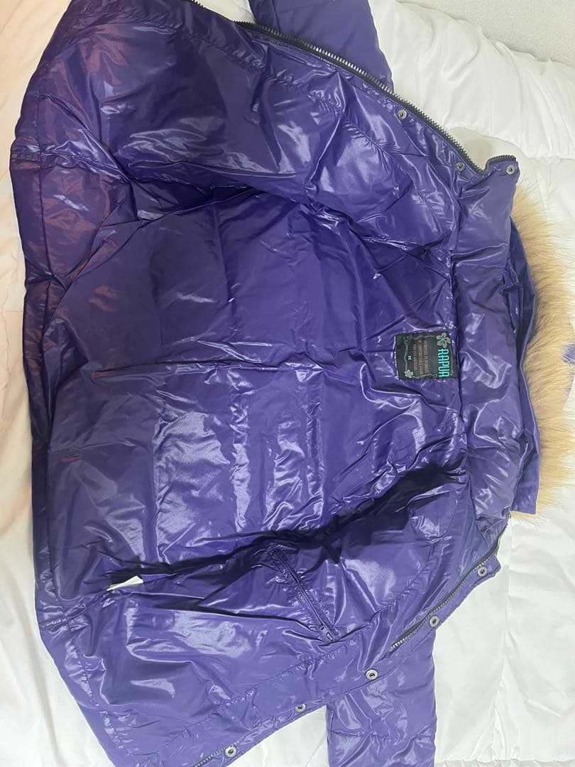 RAPUA フード付き紫ダウンジャケット M