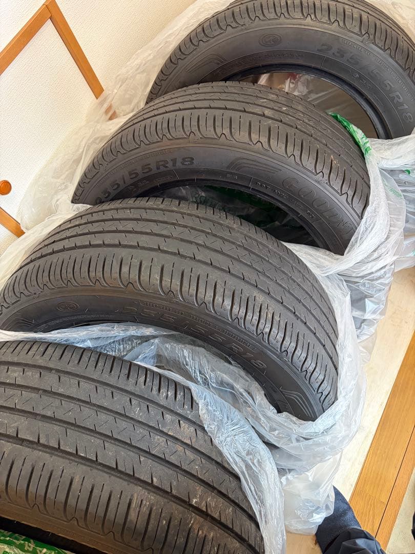 値下げしました◎18インチ グッドイヤー 夏タイヤ 235/55R18 4本