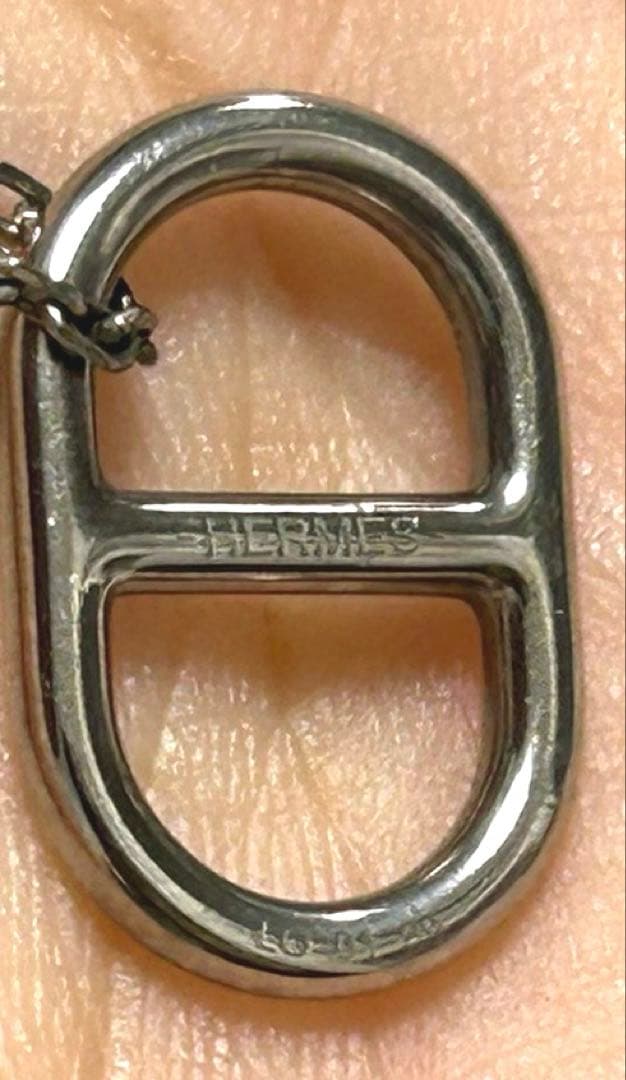 エルメス オーマイヨン ネックレス シルバー ブラック