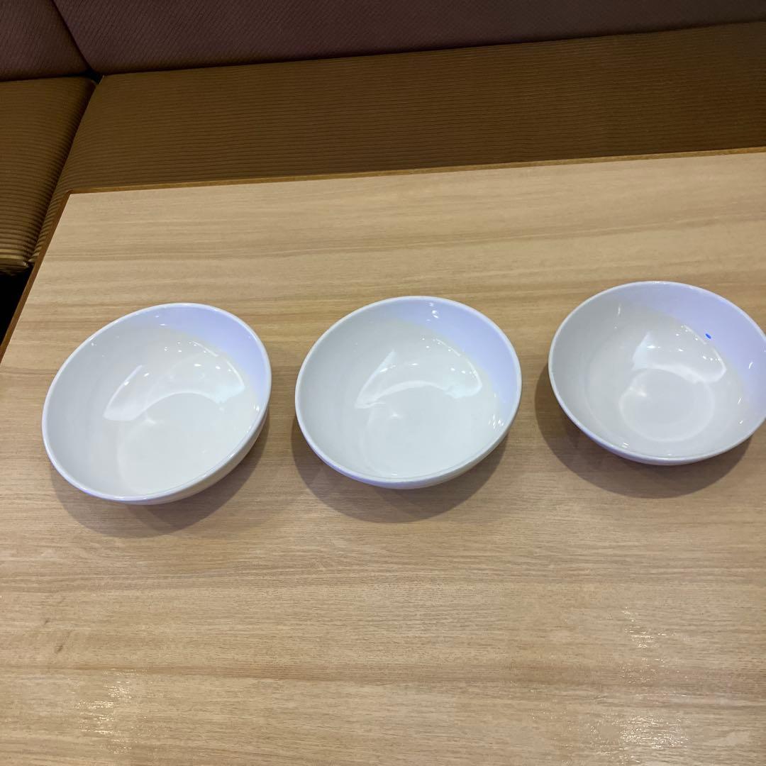 業務用ホワイト陶器どんぶりと皿　計80枚