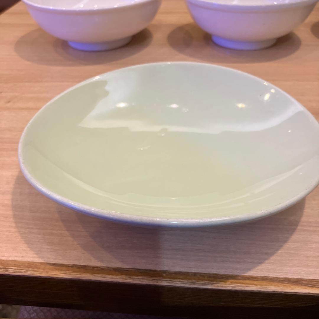 業務用ホワイト陶器どんぶりと皿　計80枚