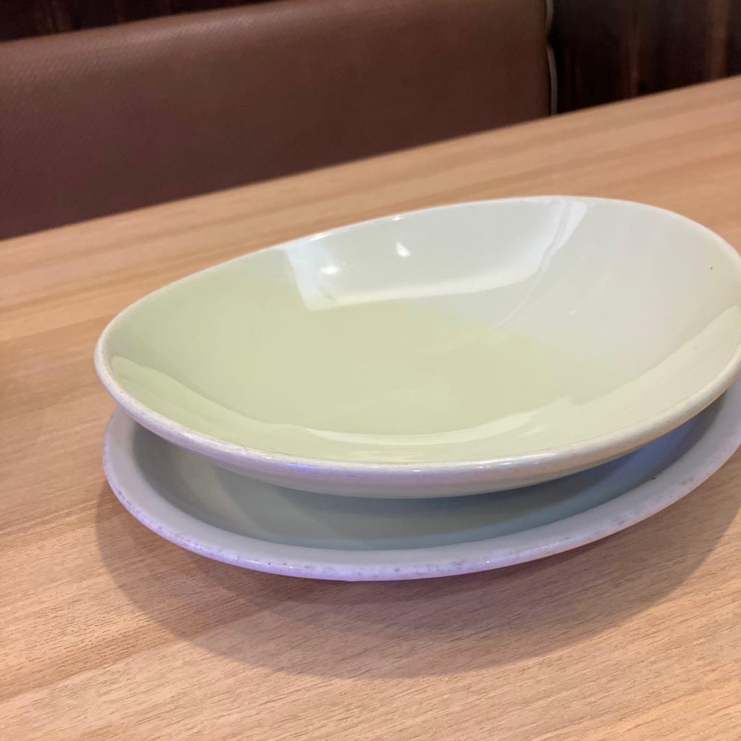 業務用ホワイト陶器どんぶりと皿　計80枚