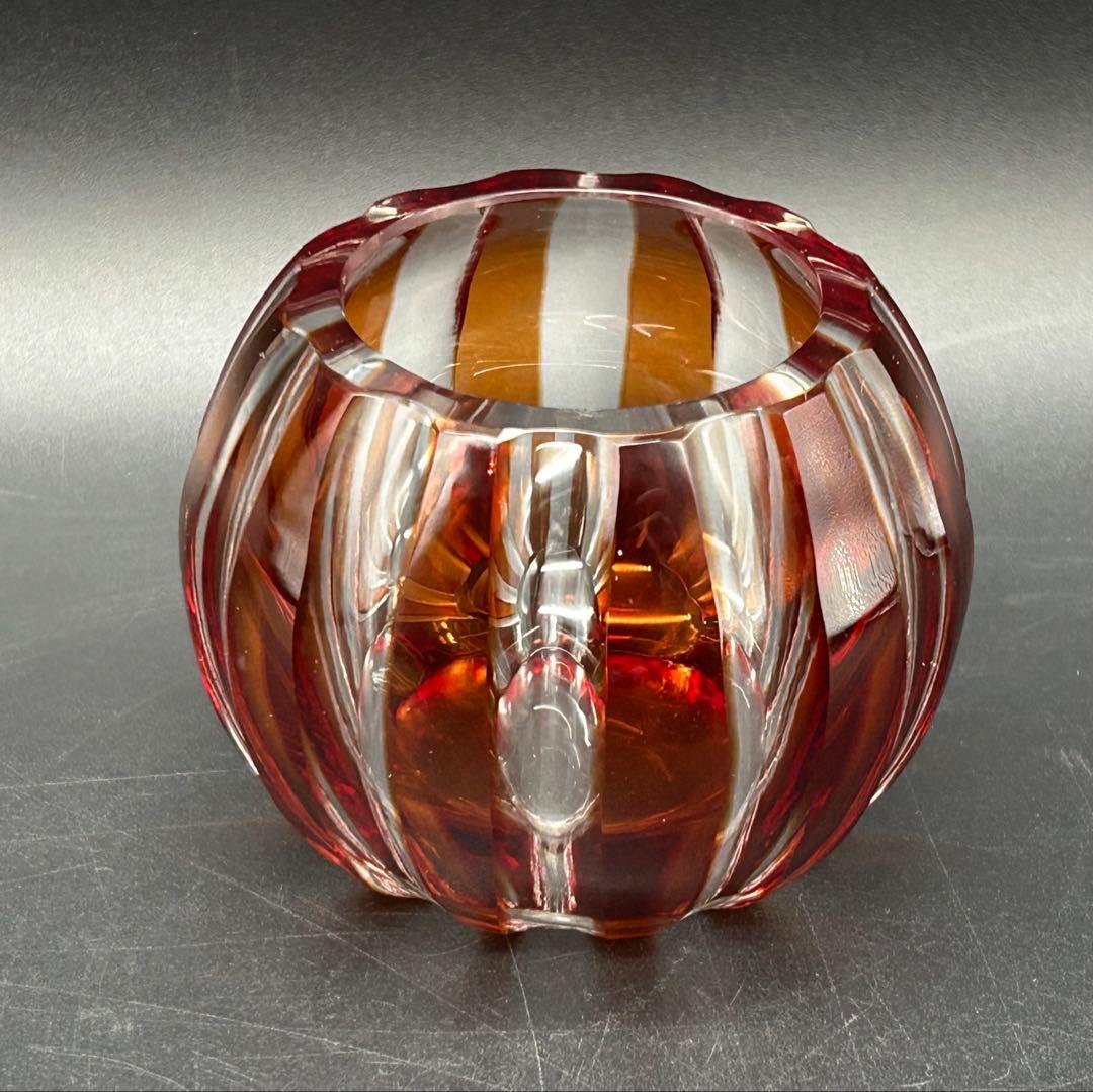 キャンドルホルダー　5個セット　ビンテージ　レッド　赤　アンティーク