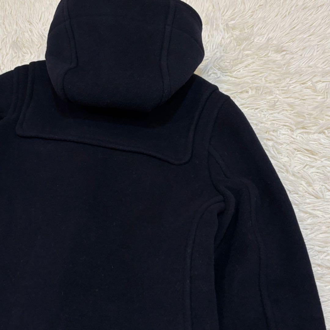 ロンドントラディション　フード付きダッフルコート　(F)　黒　イギリス製