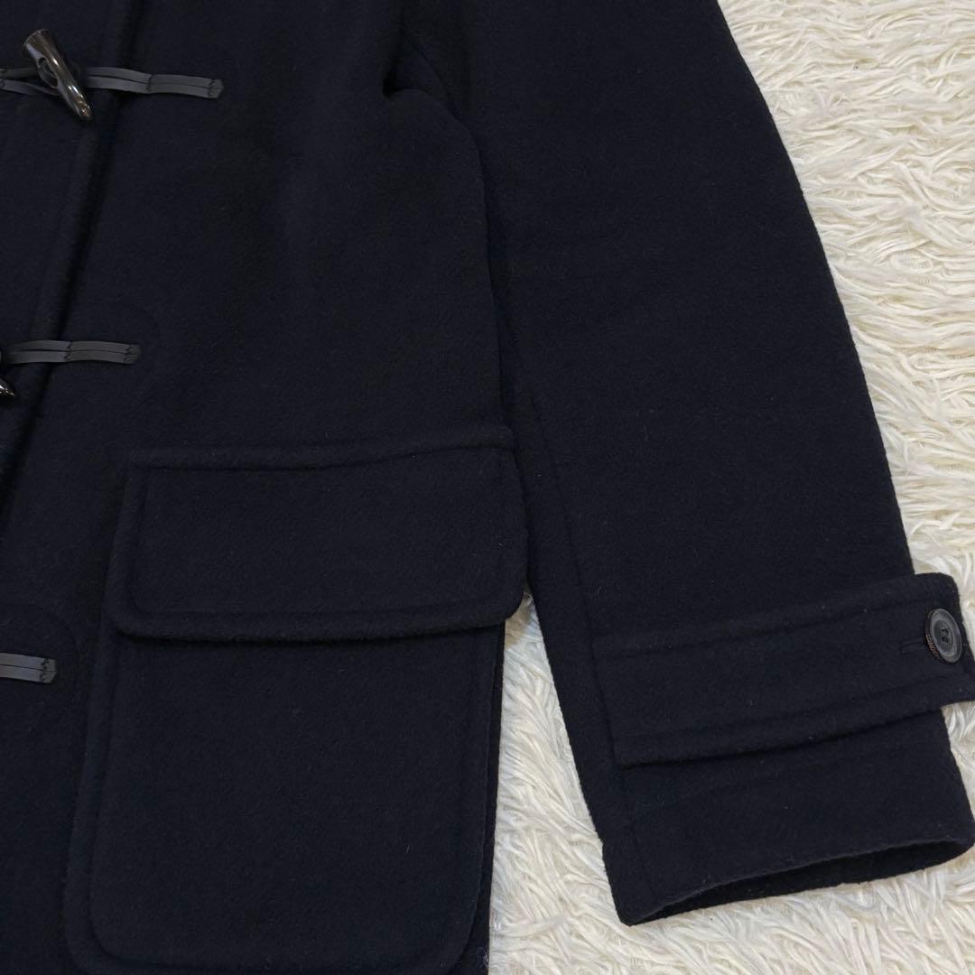 ロンドントラディション　フード付きダッフルコート　(F)　黒　イギリス製