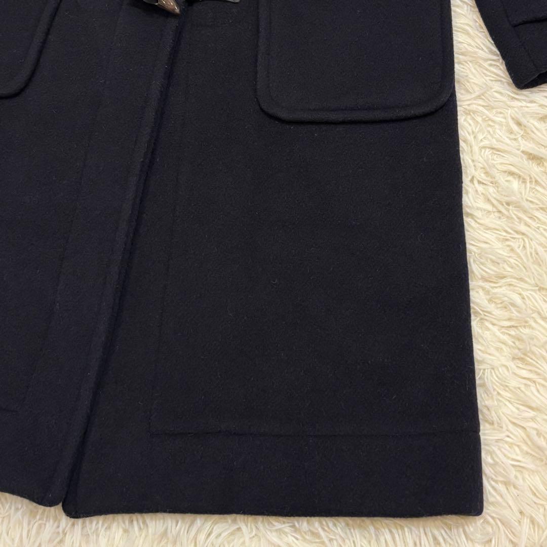 ロンドントラディション　フード付きダッフルコート　(F)　黒　イギリス製