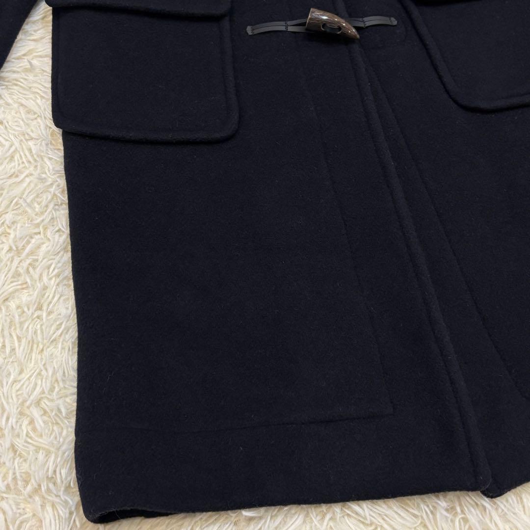 ロンドントラディション　フード付きダッフルコート　(F)　黒　イギリス製