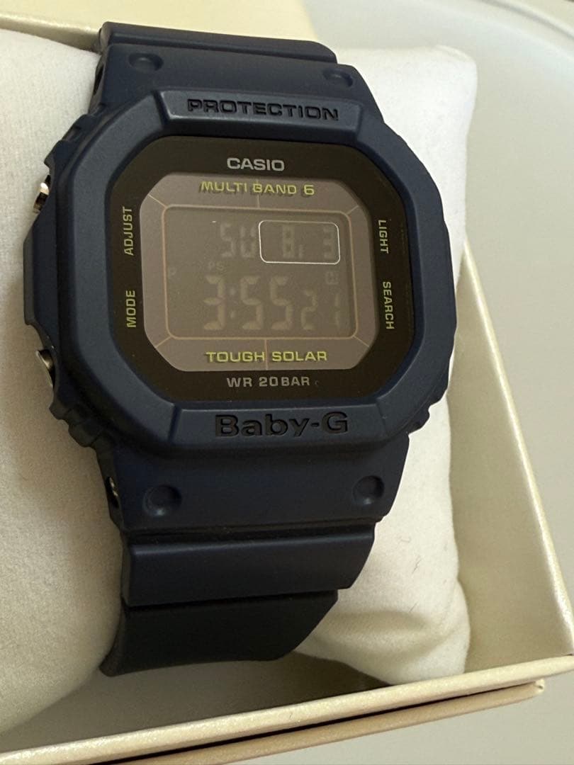Baby-G BGD-5000U-2JF 電波ソーラー未使用に近い美品　ネイビー