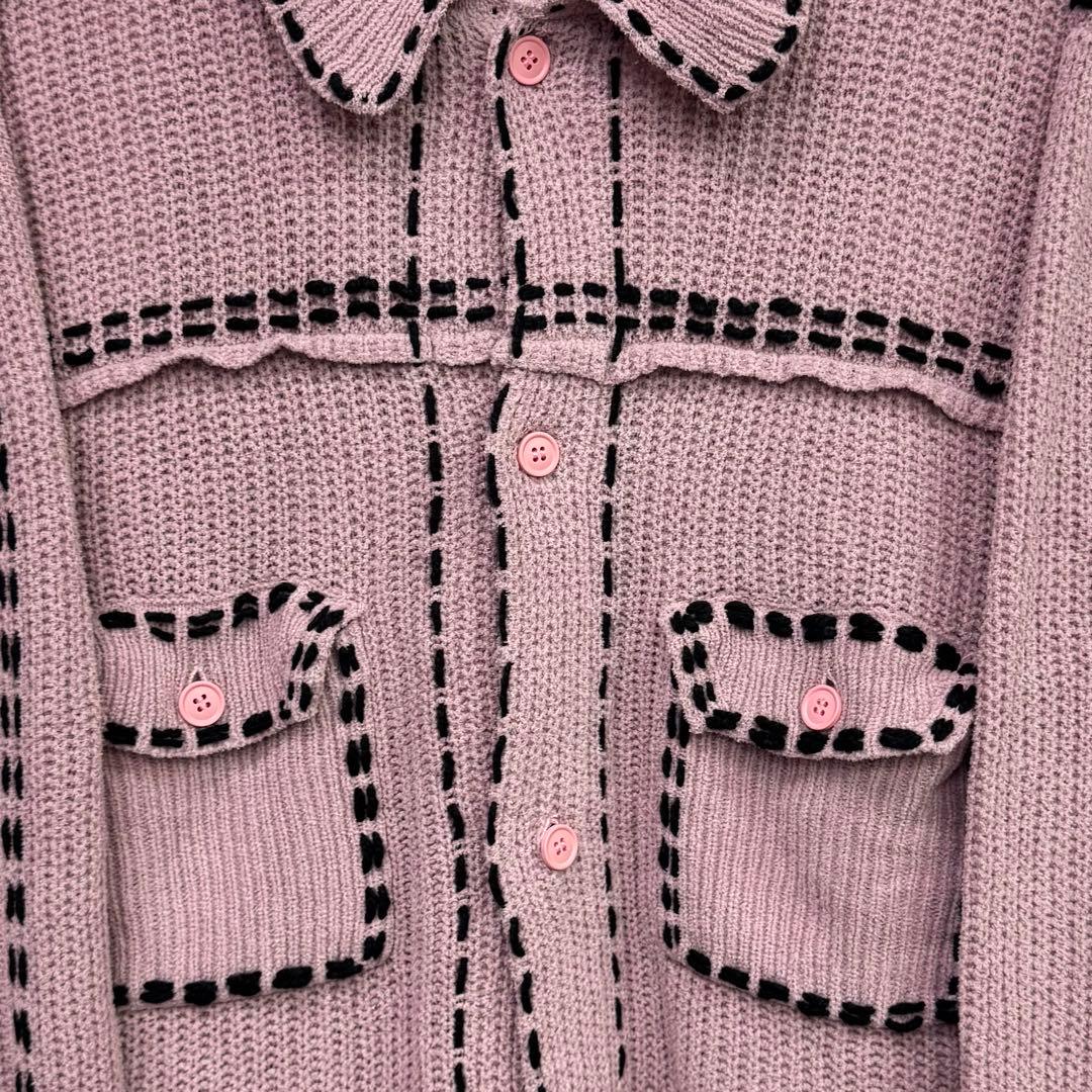 【即発送】PHINGERIN PG1 KNIT 2023AW ピンク XXL