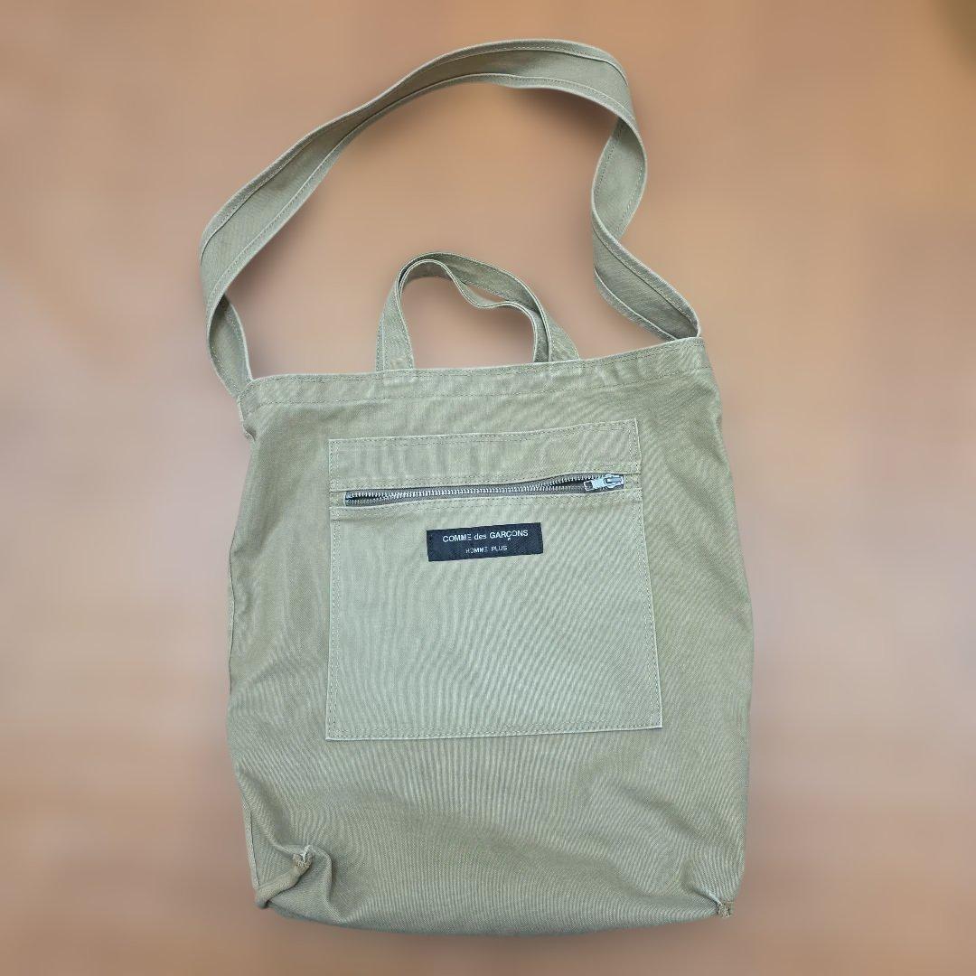 COMME des GARÇONS HOMME PLUS ブラック2wayバッグ