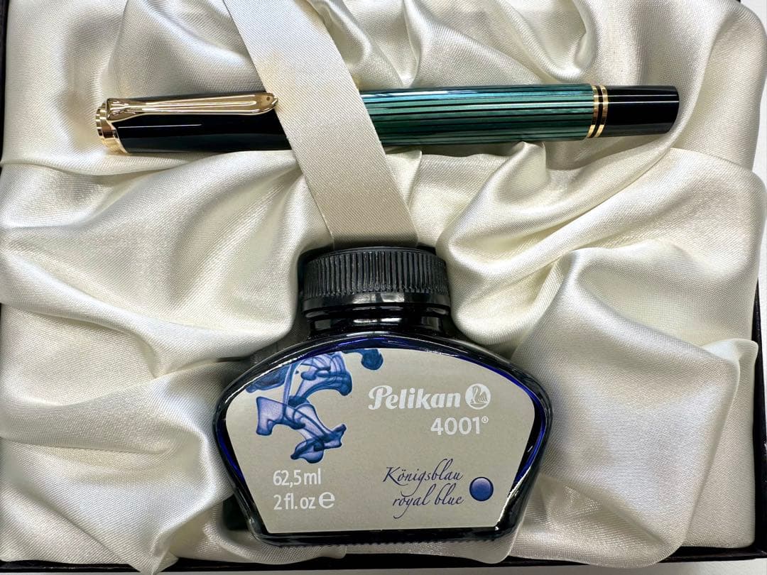 【新品未使用】Pelikan 万年筆 スーベレーン M600 グリーンFペリカン