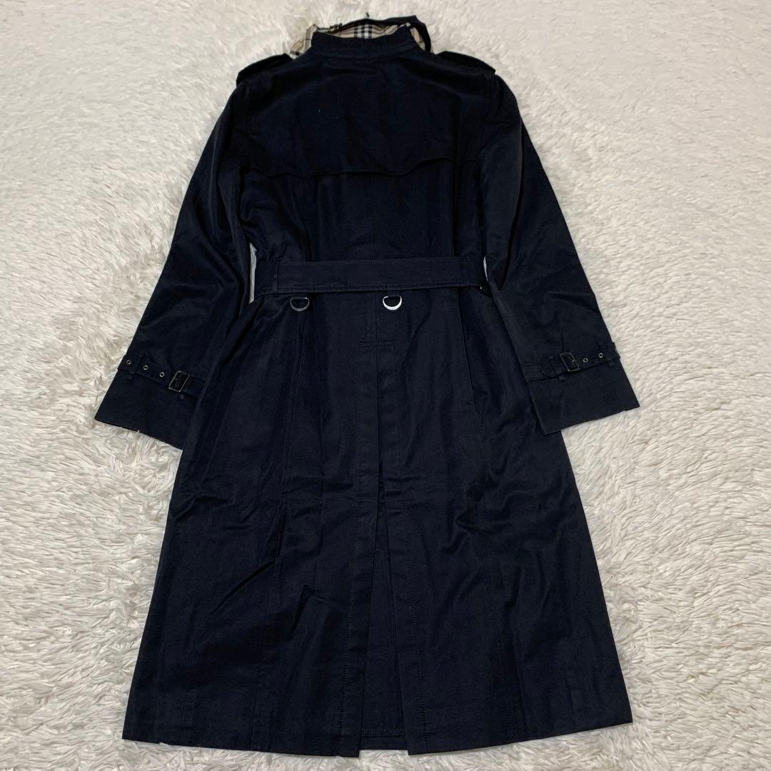 美品　バーバリーロンドン　トレンチ　ライナー　ベルト　ノバチェック　ブラック