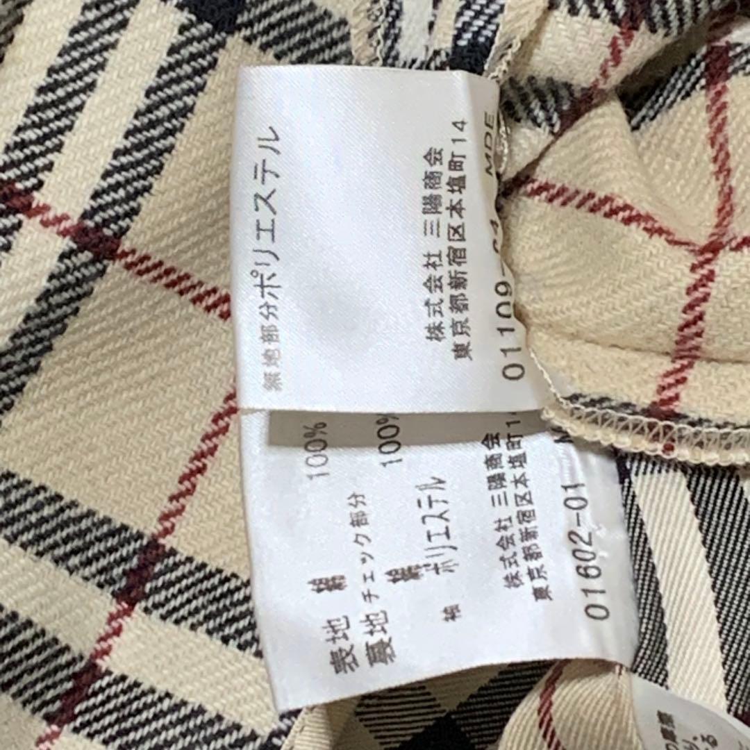 美品　バーバリーロンドン　トレンチ　ライナー　ベルト　ノバチェック　ブラック