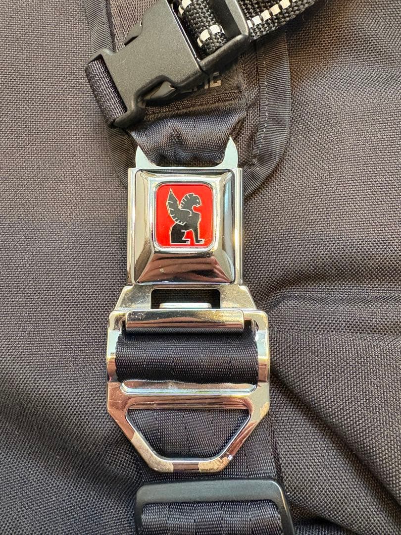 【美品】CHROME メッセンジャーバッグ ミニメトロ 黒/赤