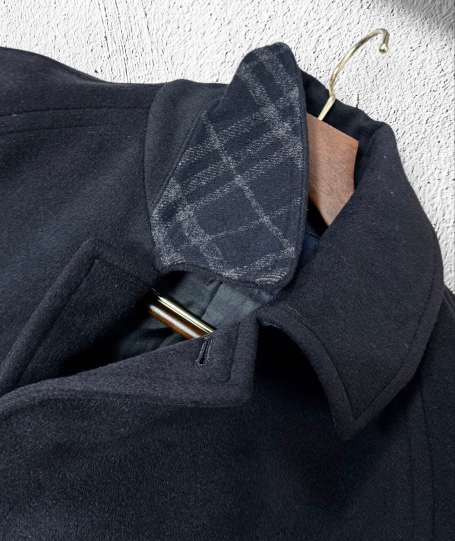 MK08 バーバリーロンドン カシミヤ　アンゴラ チェスターコート コート