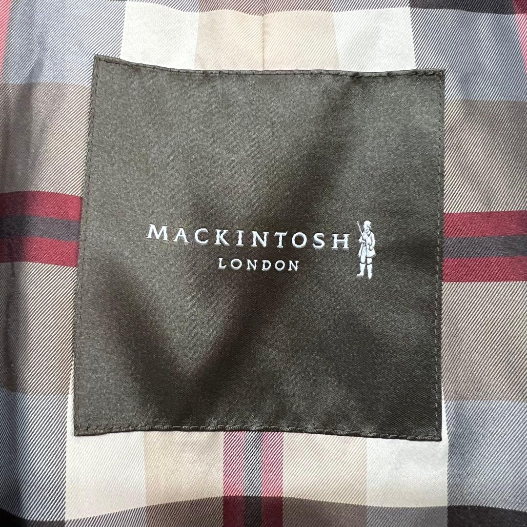 【美品】MACKINTOSH LONDON　トレンチコート　ネイビー　L