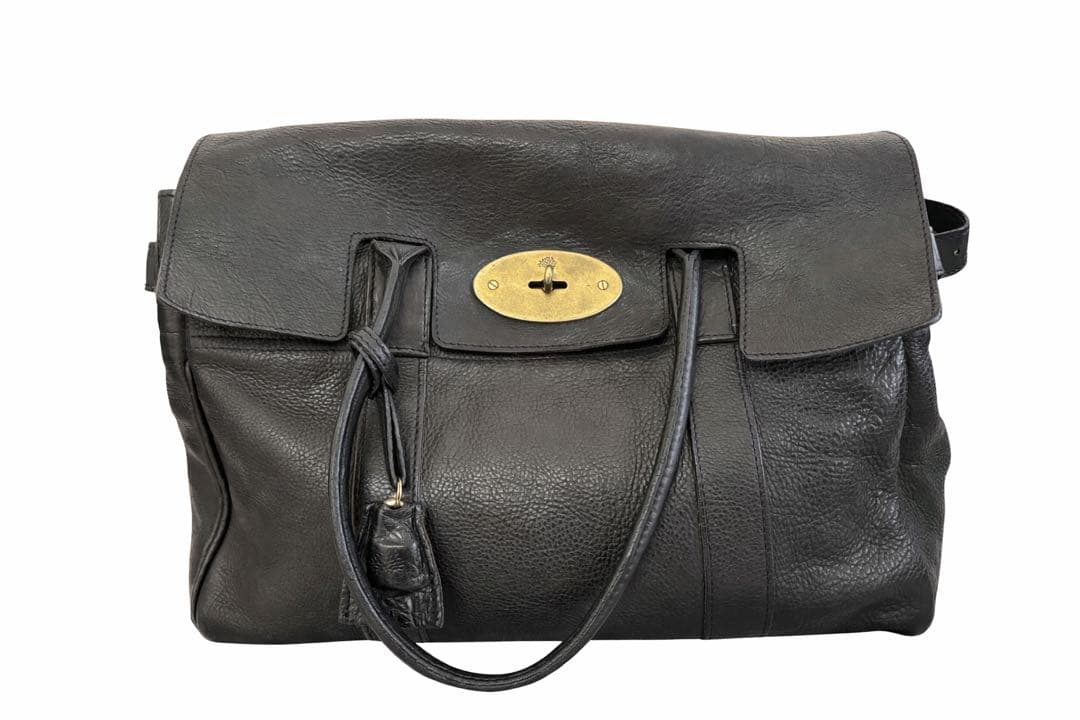 MULBERRY ベイズウォーター　ハンドバッグ　レザー　黒