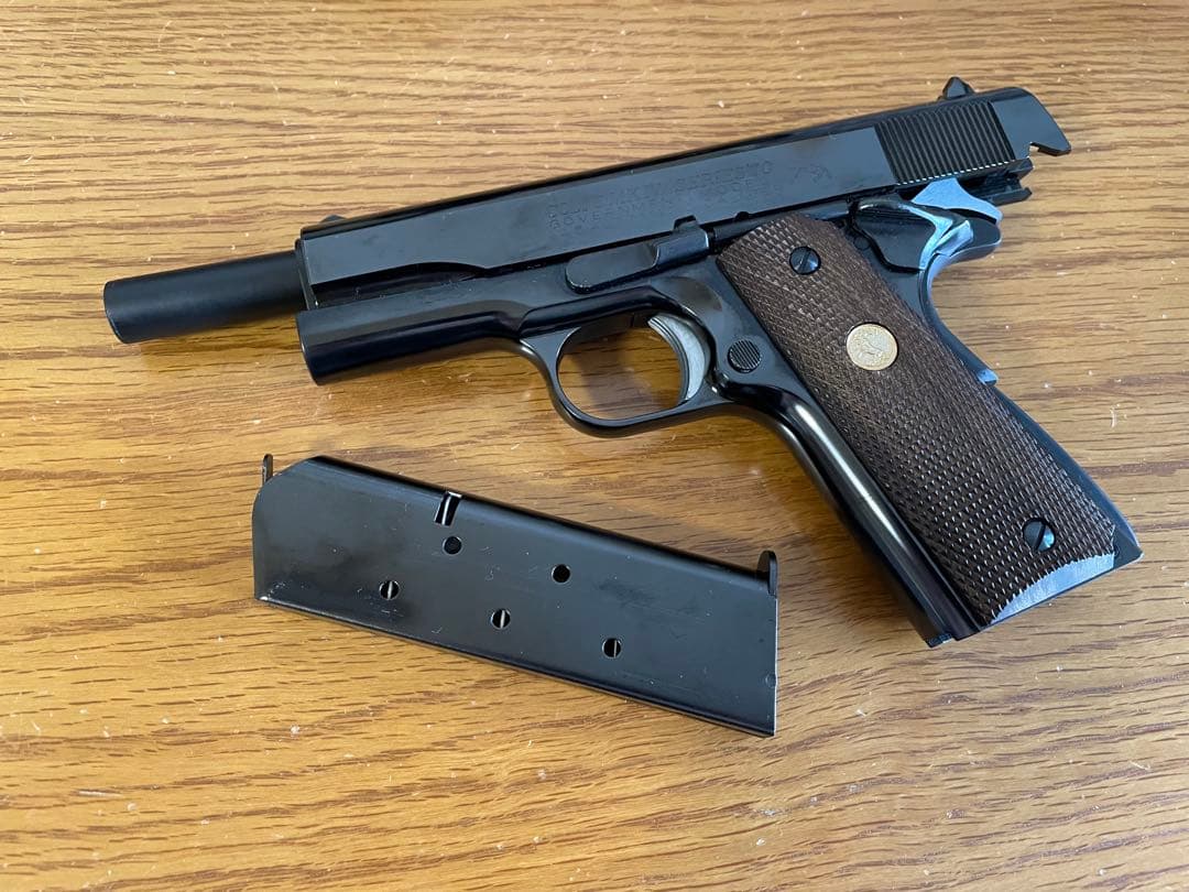 マルシン　m1911 ガバメント　シリーズ70 モデルガン　ディープブラック