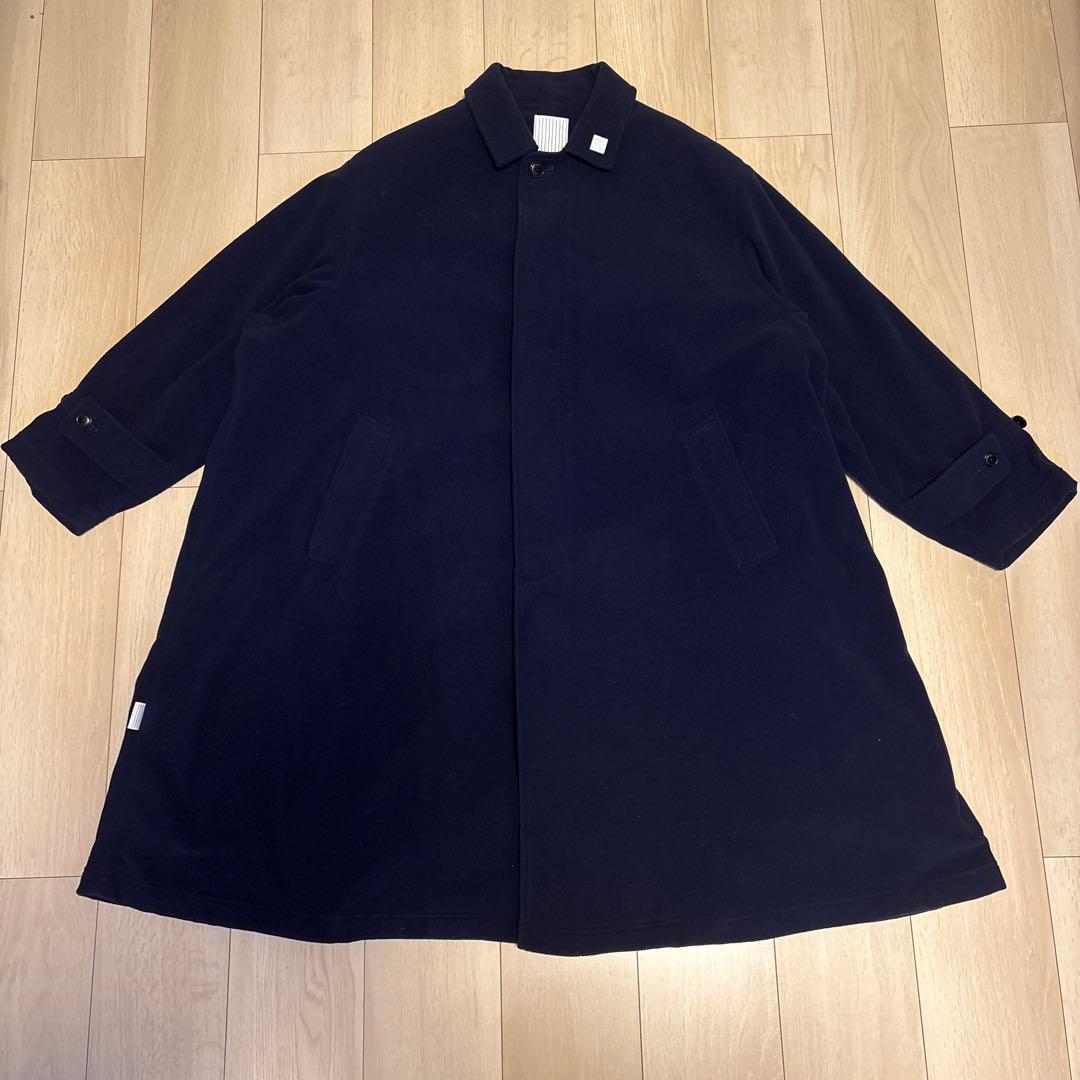 SFC SOUTIEN COLLAR COAT（ステンカラーコート）　ピンズ付き