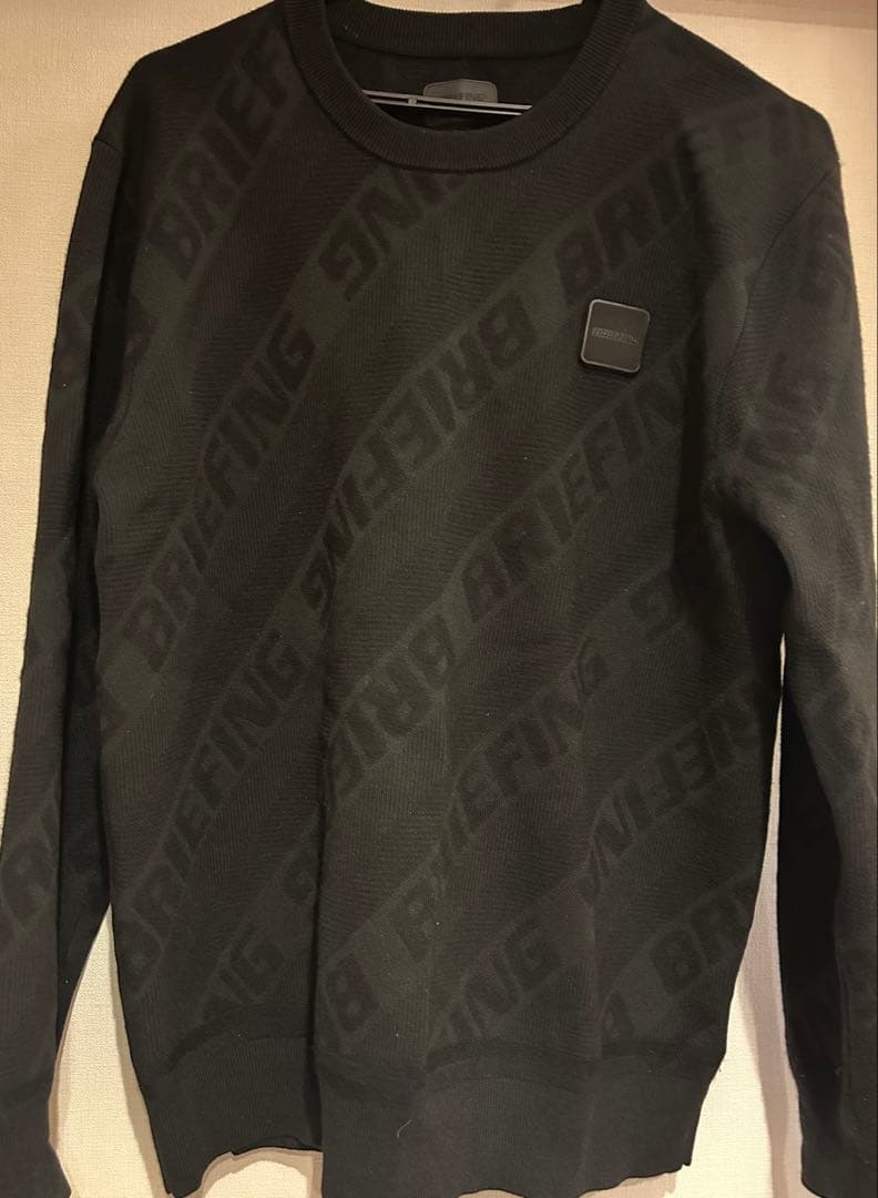 BRIEFING ブラック セーター L 美品