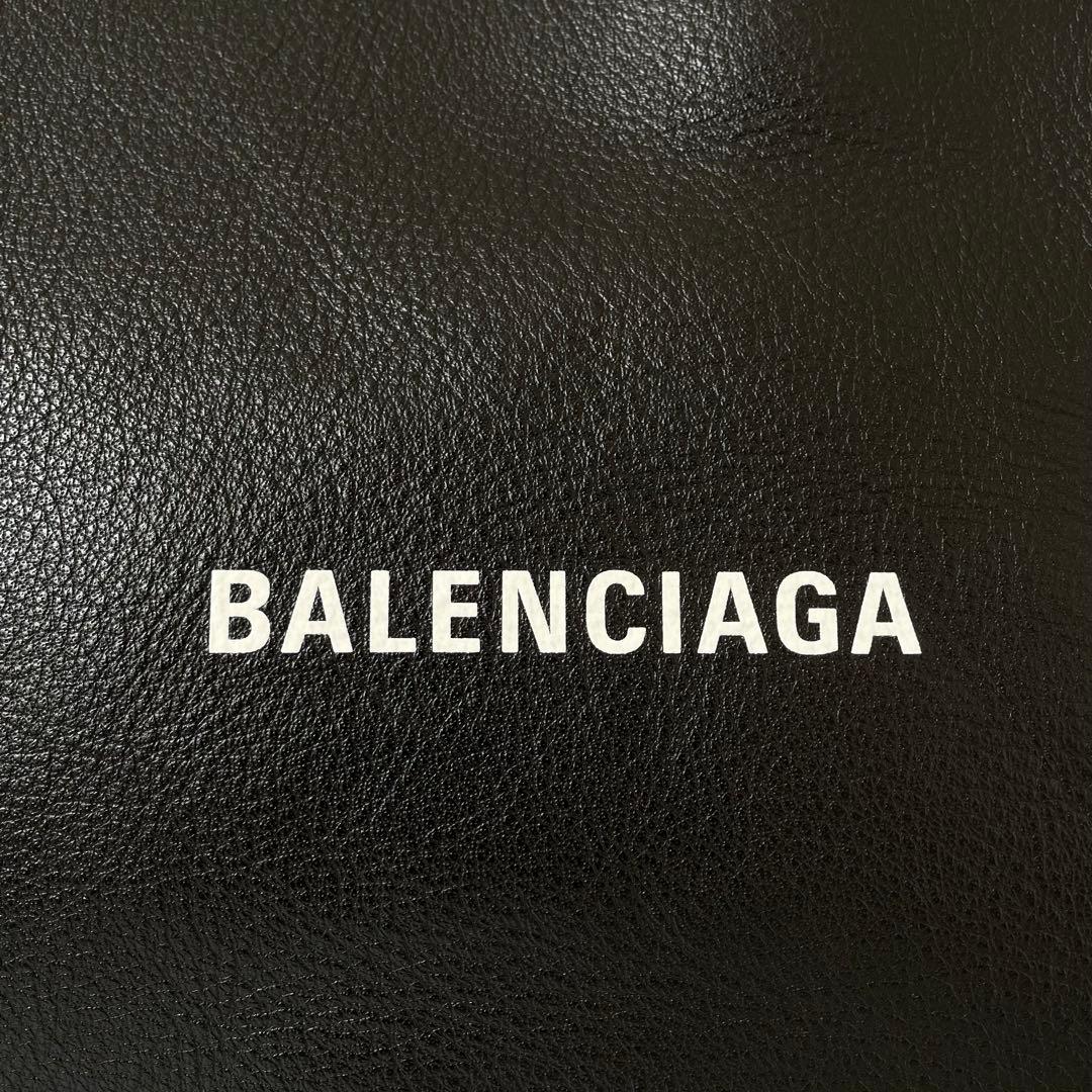 【極美品】バレンシアガ イーストウエスト トートバッグ レザー 黒 618284
