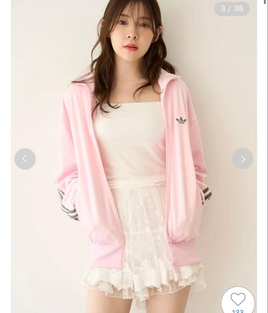 アディダス　ファイヤーバード トラックトップ ベロア FOR スナイデル