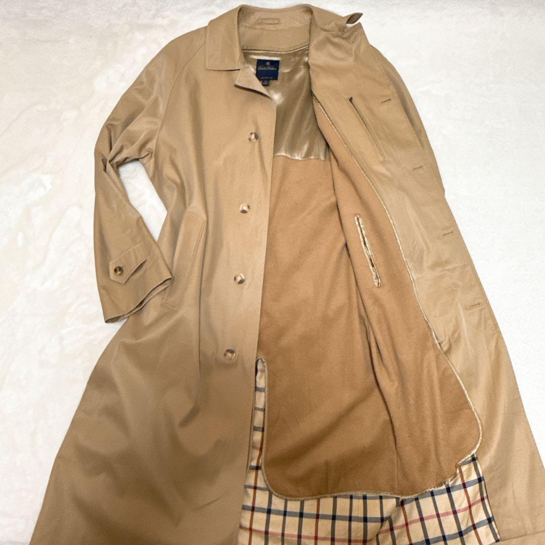 美品✨ ブルックスブラザーズ バルマカーンコート ロング ライナー カシミヤ混