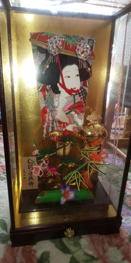 ケース入り 羽子板　18号