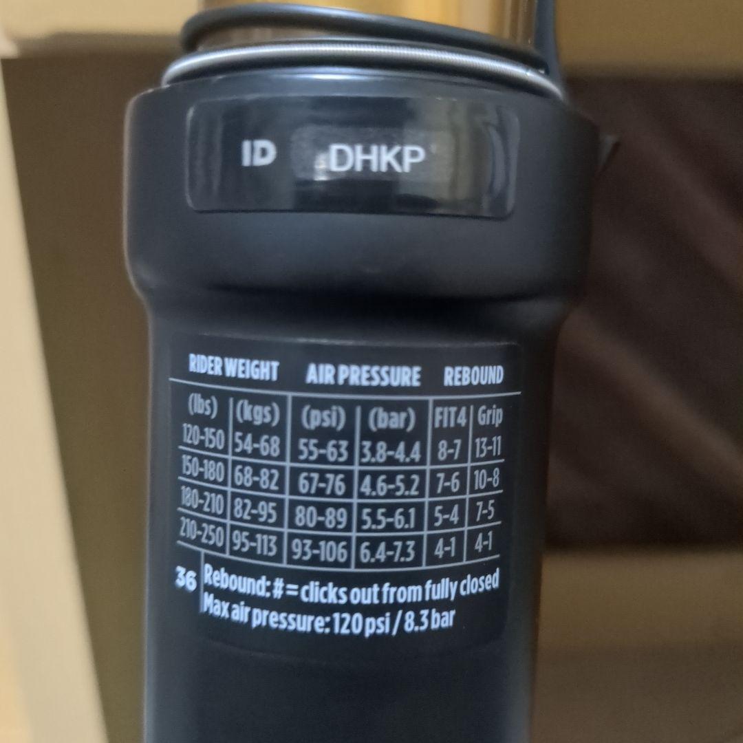 foxサスペンションフォーク ブラック/ゴールド