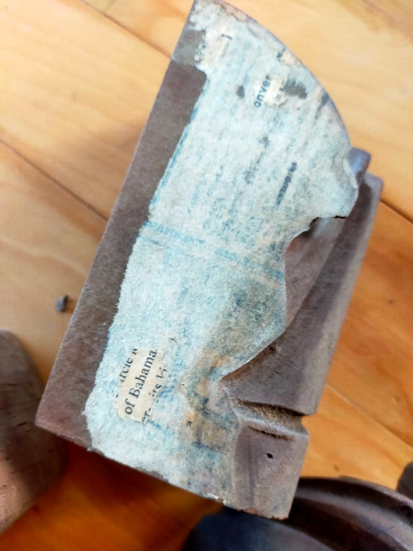 アンティーク　帽子　パズル木型