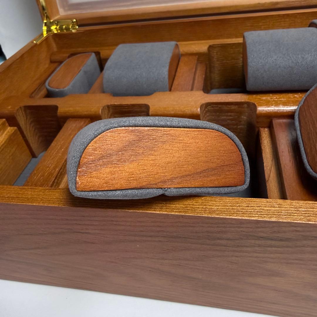 木製ウォッチケース 10本収納 高級 腕時計収納 マグネット式