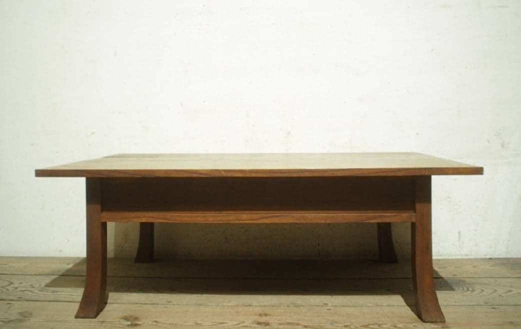 1049 アンティーク　欅の文机　ケヤキ　ローテーブル　古家具　引き出し　レトロ