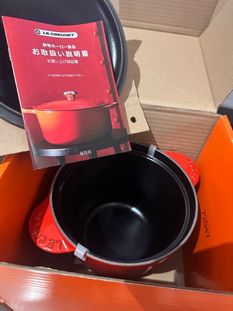 LE CREUSET　ル・クルーゼ ココットエブリィ18　チェリーレッド