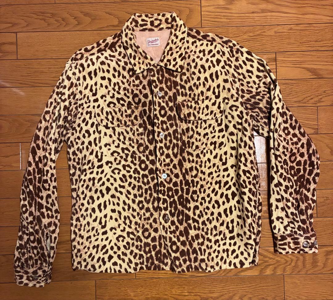 テンダーロイン レオパード コーデュロイ TENDERLOIN シャツ　M