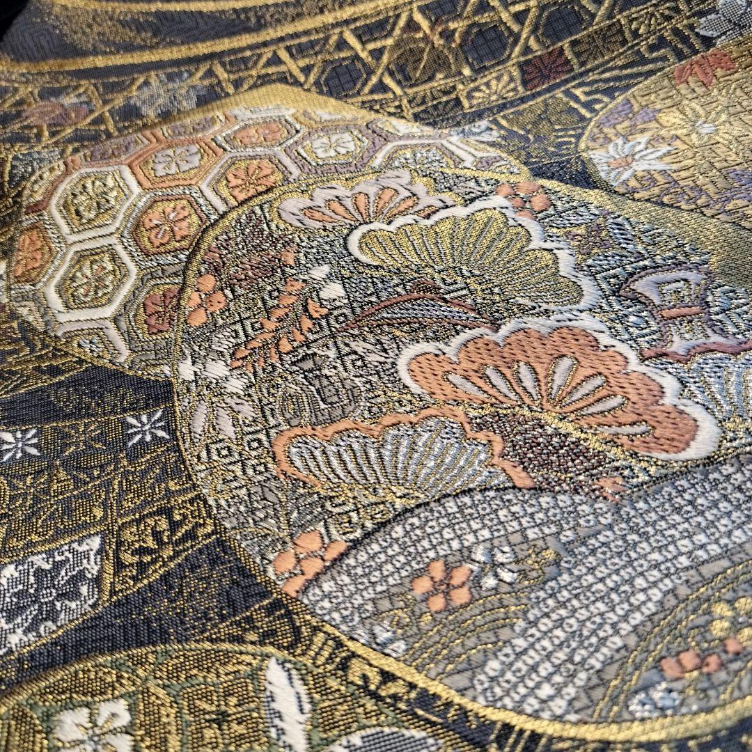 A463★高級‼️お祝い‼️袋帯テーブルランナー2m9cm