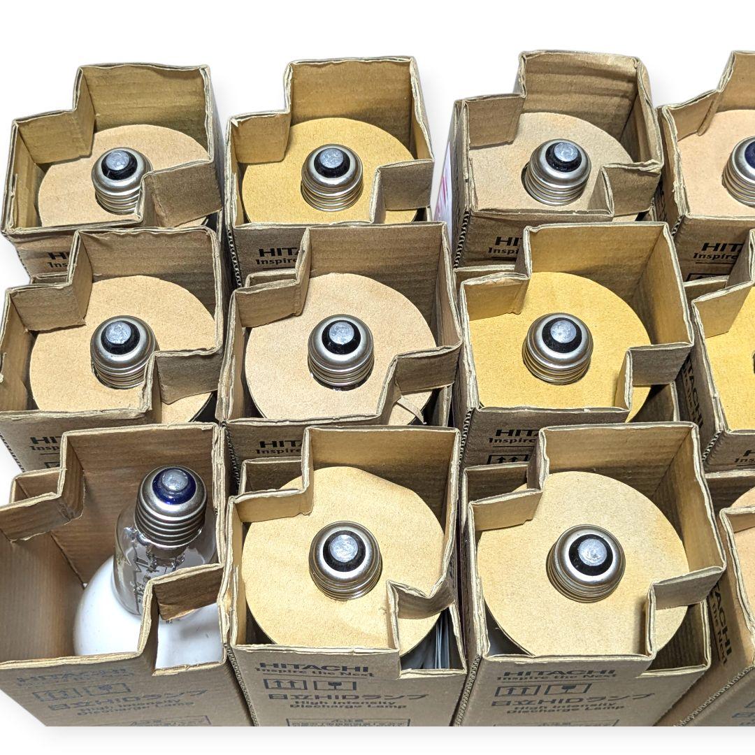 【希少】生産終了の日立水銀灯HF100X、未使用17個セット。設備保全に。