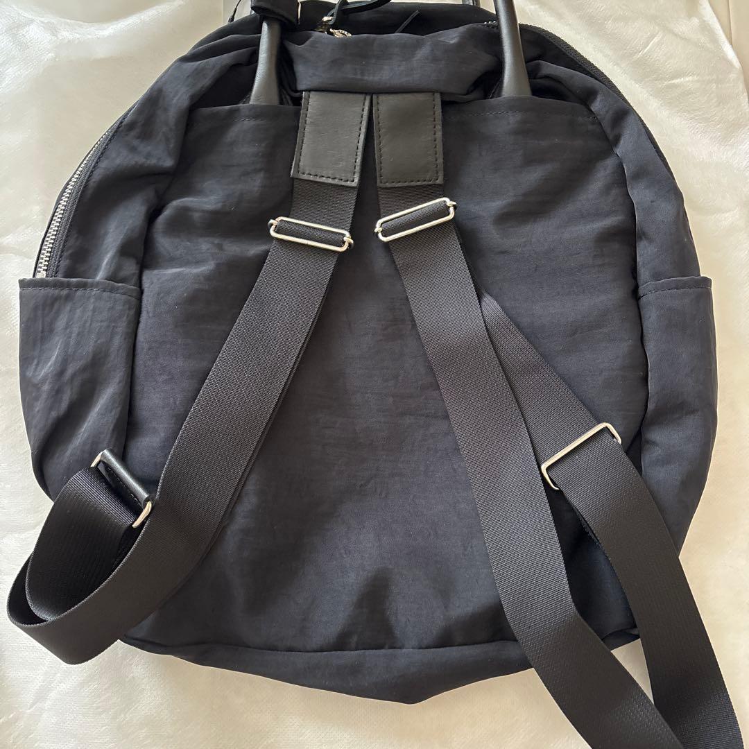 レザー持ち手の2WAYリュック　our